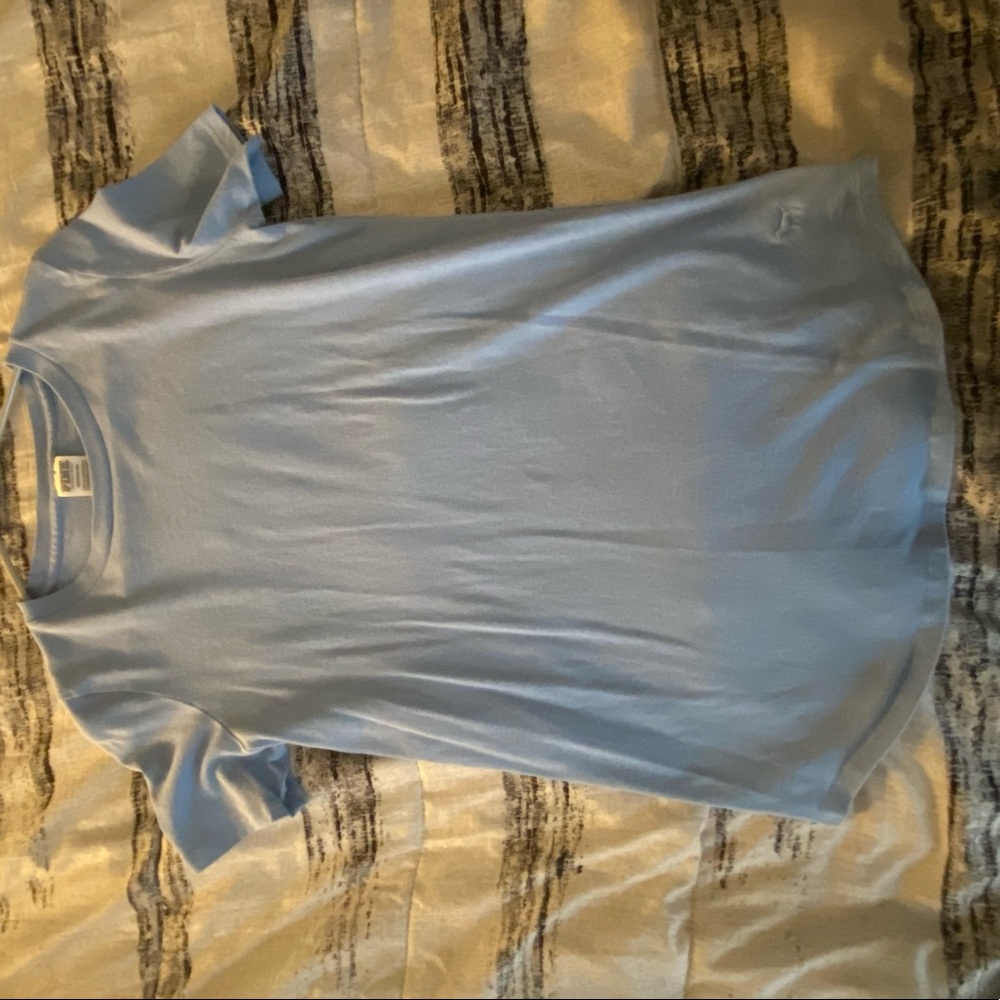 PINK baby blue top